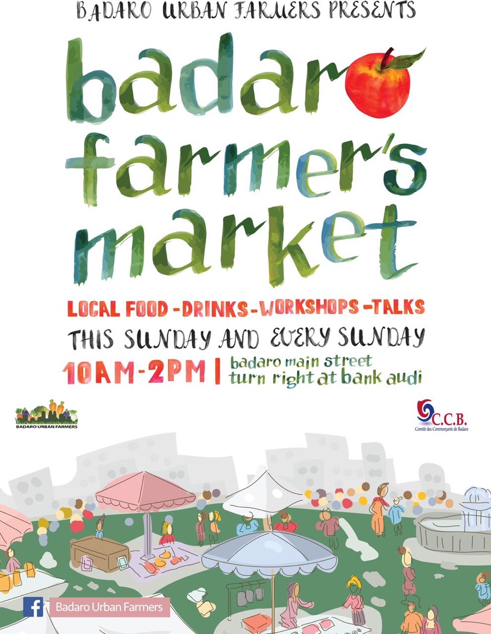 poster badaro farmer market november