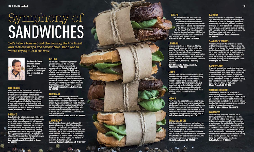Symphony of Sandwiches