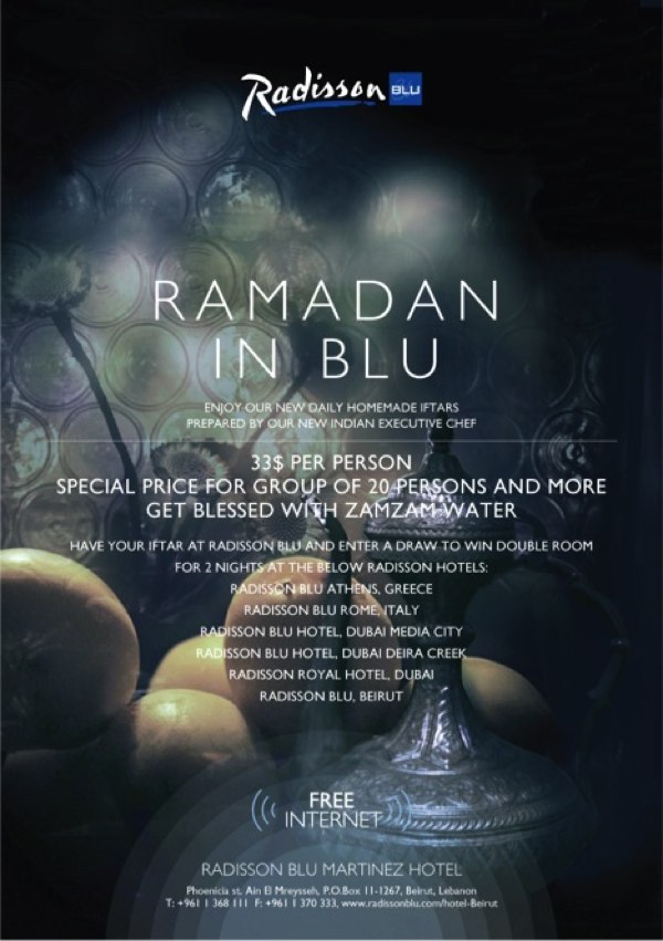 Radisson Blu_Ramadan
